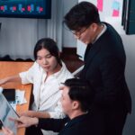 Finance team reviewing transfer pricing data